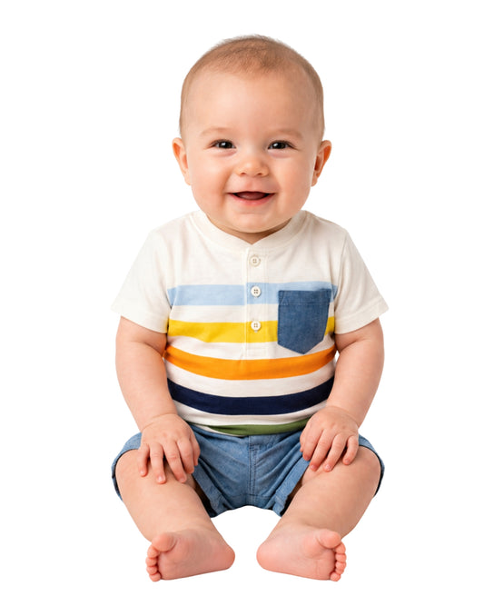 CARTER'S Baby Boys Stripe Comfy T-Shirt