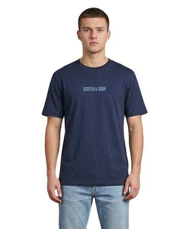 SCOTCH & SODA Men Front Logo T-Shirt