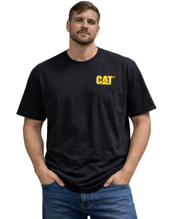 CAT Men Casual Short Sleeve T-Shirt