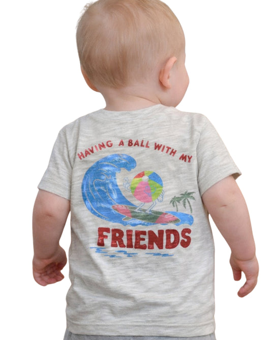 OKIE DOKIE Baby Boy Graphic Short Sleeve T-Shirt