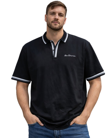 BEN SHERMAN Men Comfort Polo T-Shirt