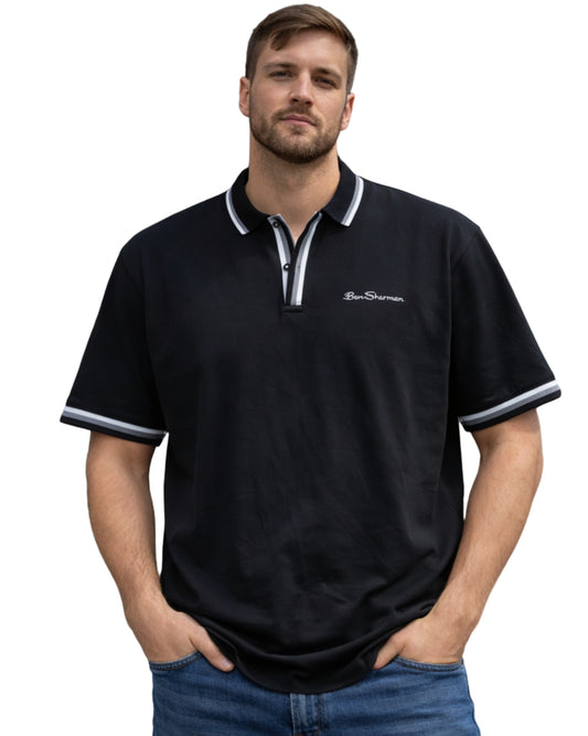 BEN SHERMAN Men Comfort Polo T-Shirt