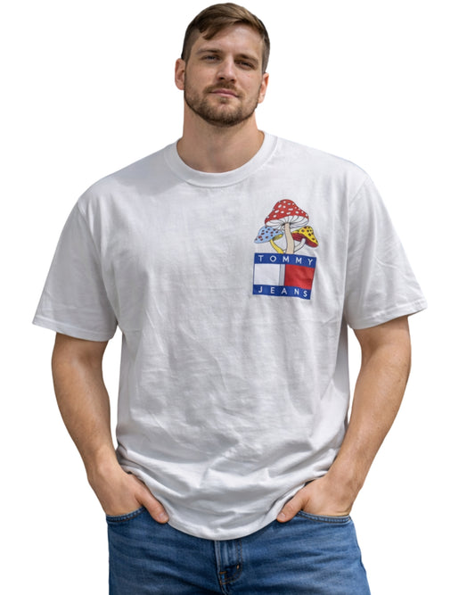 TOMMY JEANS Men Casual Short Sleeve T-Shirt