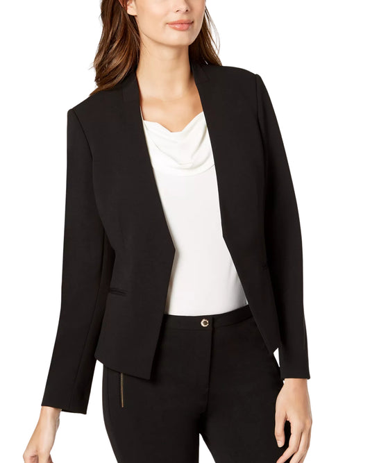 CK CALVIN KLEIN Women Petite Asymmetrical Blazer