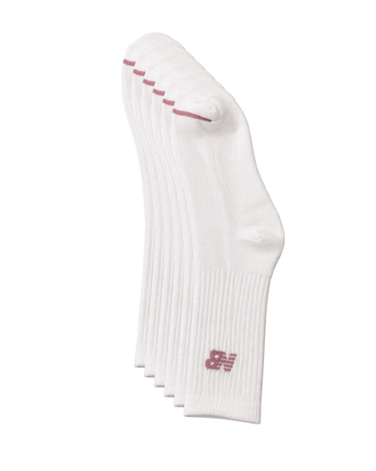 NB NEW BALANCE Men Logo 6 Pairs Socks