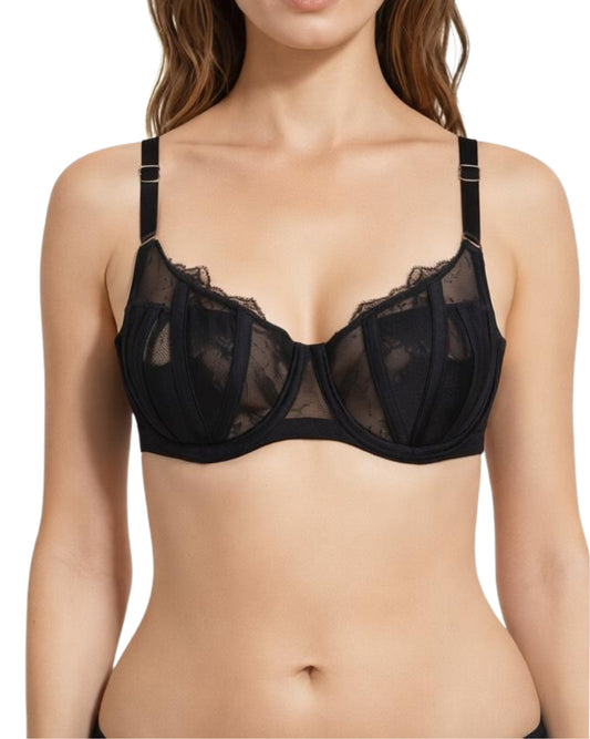 YAMAMAY Women Mesh Bra