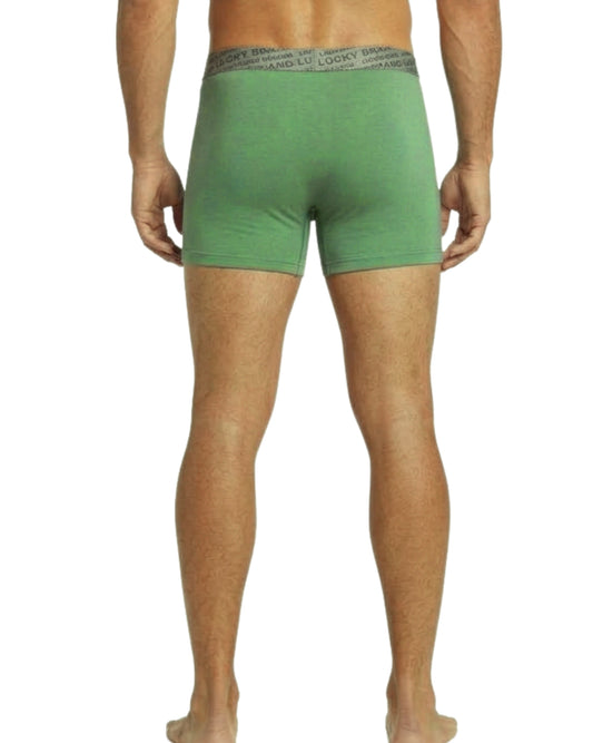 LUCKU BRAND Men Logo At Waistband 3 Pack Boxer
