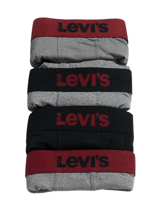 LEVI'S Men Stretch 4 Pack Boxer Brief