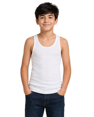 HANES Boys Rib Under Shirt