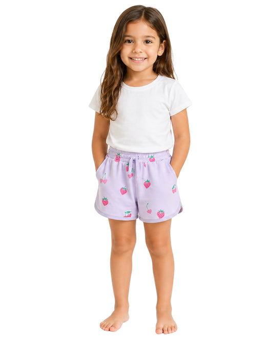 RUMI RYDER Kids Girls Designed Soft Short
