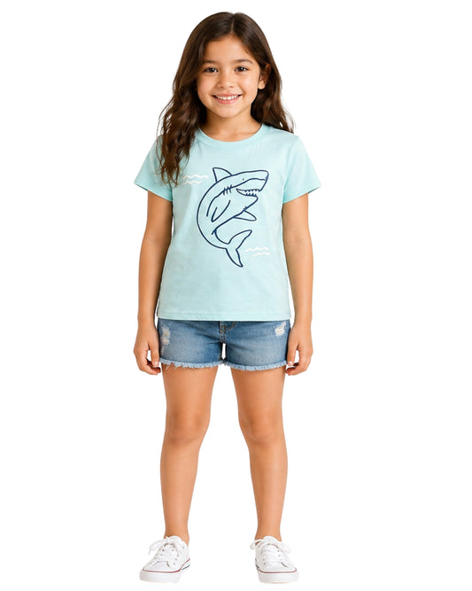 CARTER'S Girls Shark T-Shirt