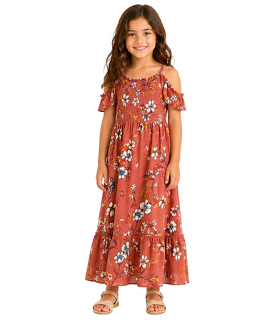 BAILEY LANE Girls Floral Rayon Dress
