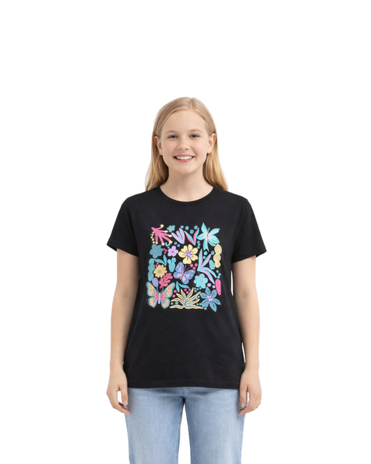 THERE ABOUTS Girls Floral T-Shirt