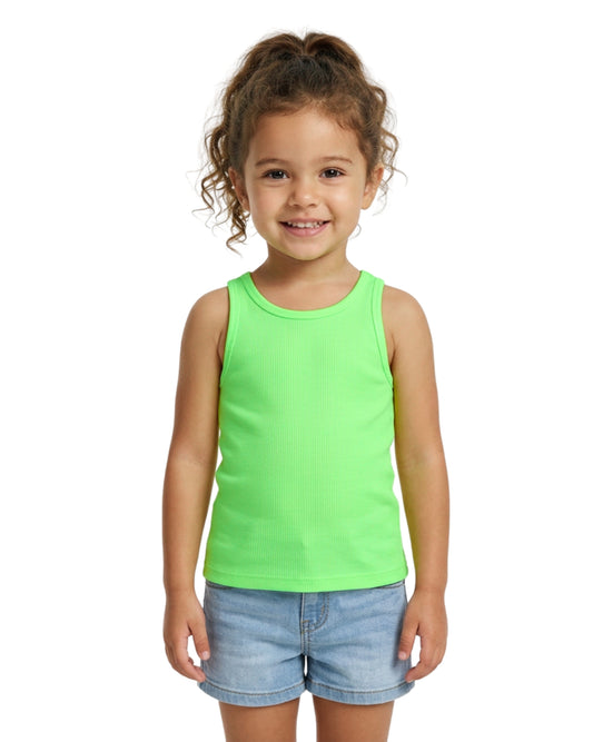 OKIE DOKIE Baby Girls Rib Casual T-Shirt