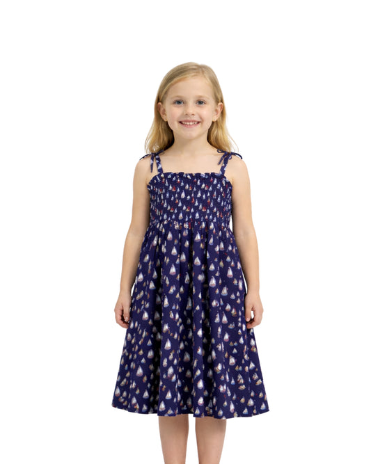 ADVENTURE Girls Allover Sailor Dress