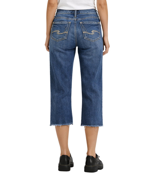 SILVER JEANS Women Luxe Capri Jeans