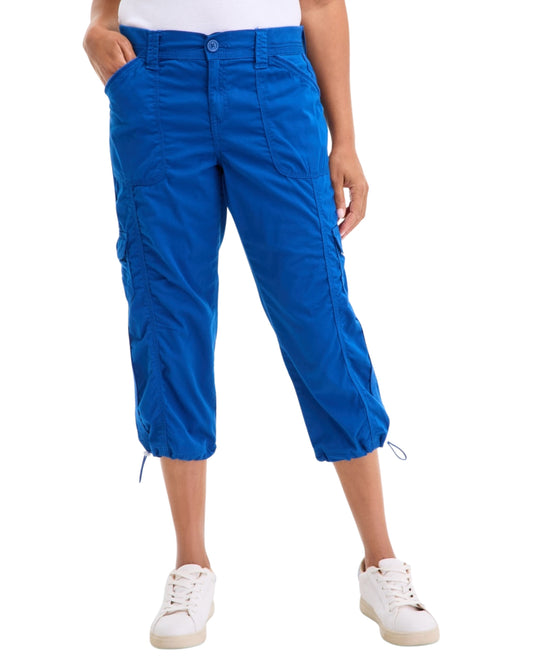 STYLE & CO Women Adjustable Bungees Capri Pant