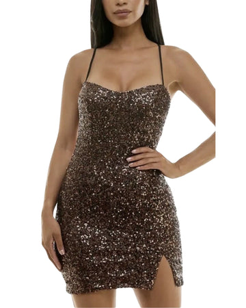 CITY STUDIO Women Sequined Dress