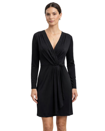 AQUA Women Flattering Fitted Waist Dress