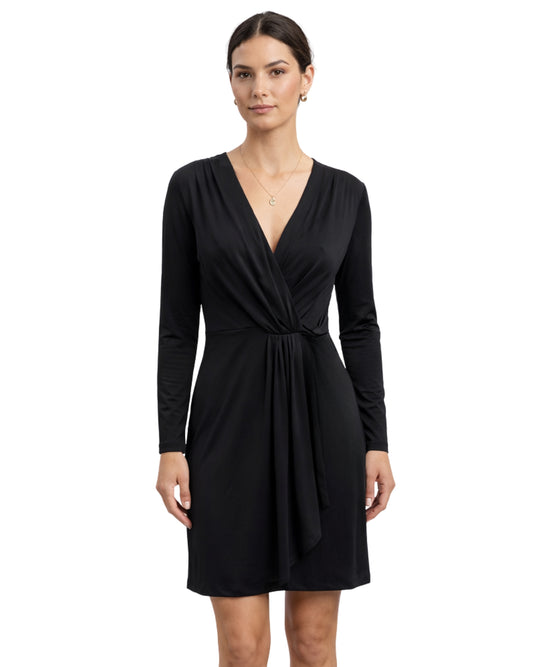 AQUA Women Flattering Fitted Waist Dress