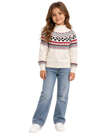 THEREABOUTS Girls Shimmering Knit Sweater