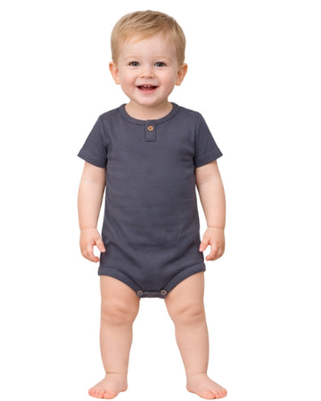 COZY CUB Baby Boys Casual Short Sleeve Overall