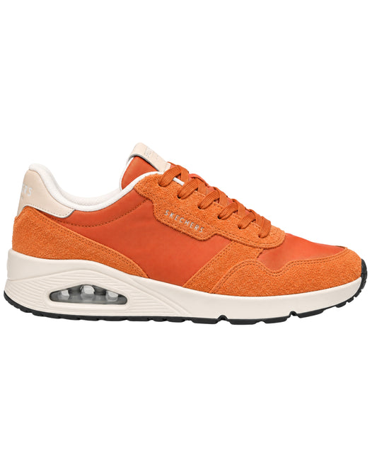 SKECHERS Men Leather Uno Vintage Sneaker