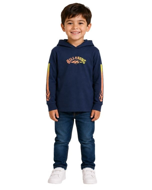 BILLA BONG Boys Flame Inspired Graphics Hoodie