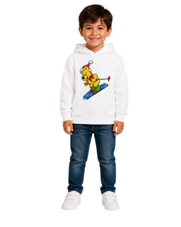HARIBO Boys Skiing Bear Graphic Hoodie