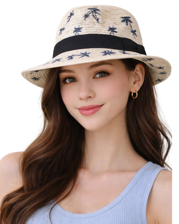 TAPTEN Women Star Woven Hat