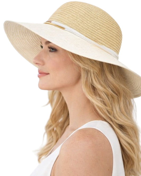 OIL & GAZ  White Tail Band  Woven Hat