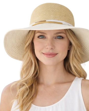 OIL & GAZ  White Tail Band  Woven Hat