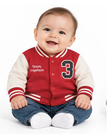 CARTER'S  Baby Boys Two Tone Varsity Bomber Jacket