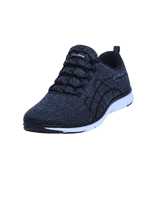 SKECHERS Women Easy Infi-knity Knit Bungee Sneaker