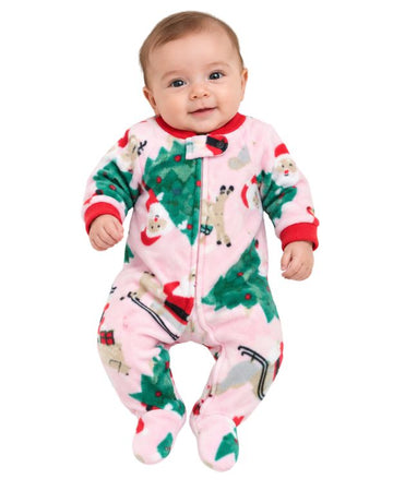 CARTER'S Girls Christmas Holiday Pattern Overall