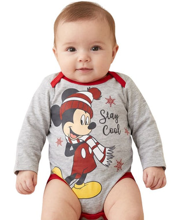 DISNEY Baby Girls Mickey Overall