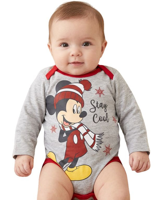 DISNEY Baby Girls Mickey Overall