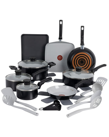 T-FAL Kitchenware Ceramic Non Stick Set 22 Pieces