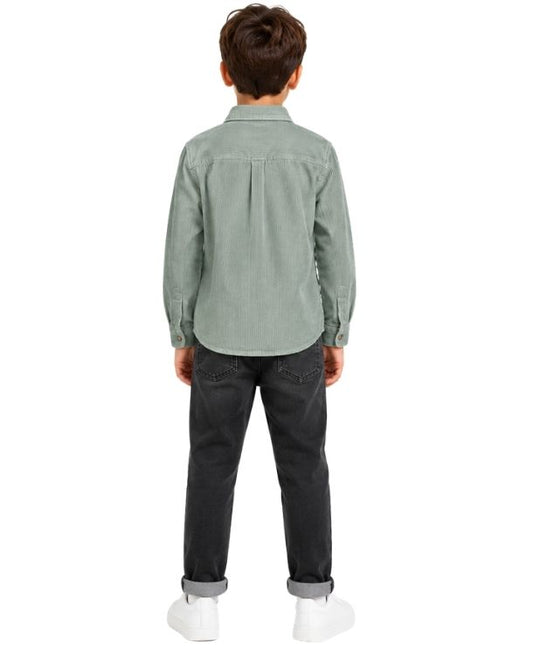 BIXY Boys Fine Ribbed Texture Shirt