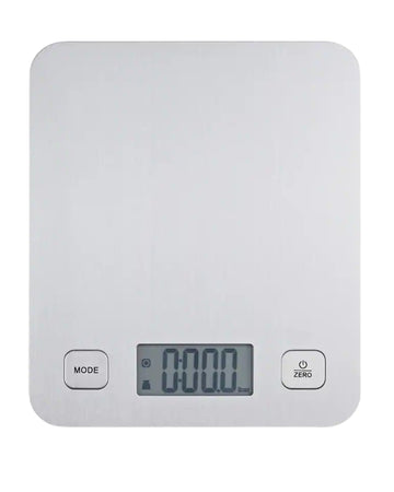 Mainstays Stainless Steel Digital Battery Powered Kitchen Scale