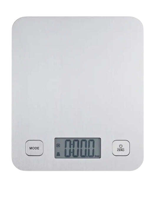 Mainstays Stainless Steel Digital Battery Powered Kitchen Scale