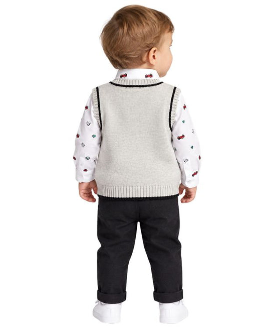 IZOD Baby Boys 3 Pcs Outfit Set