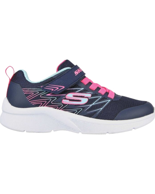 SKECHERS Kids Girls Microscepe Bold Sneaker