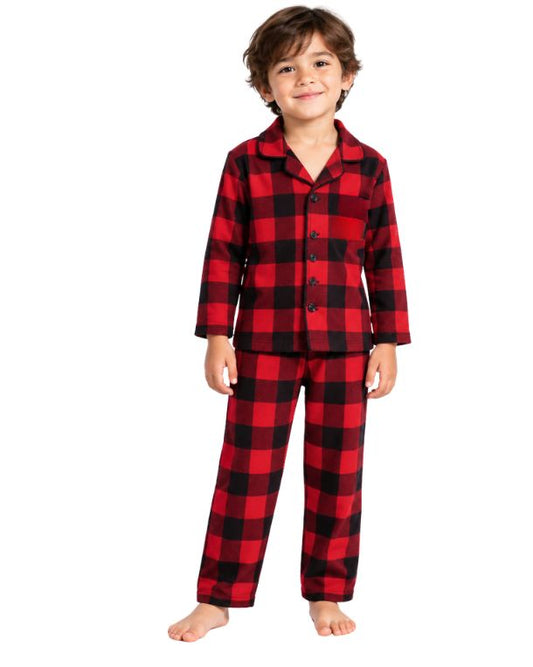 CARTER'S Boys Buffalo Plaid Pattern Pyjama Set