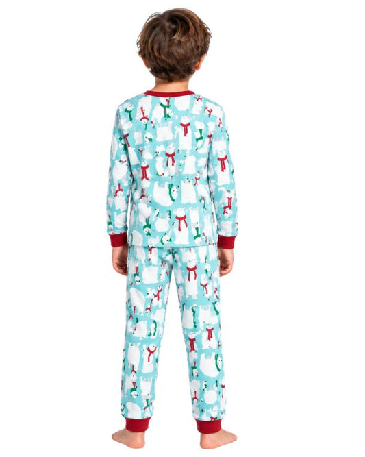 NORTH POLE Boys Polar Bear Pajama Set