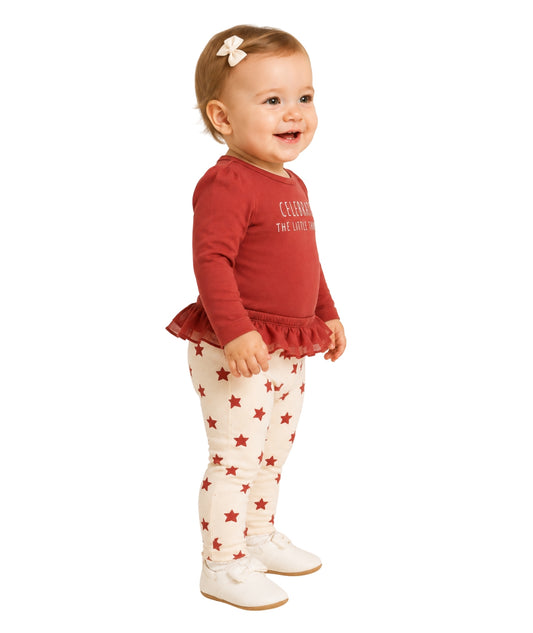 OKIE DOKIE Baby Girls Designed Set 2 Pcs