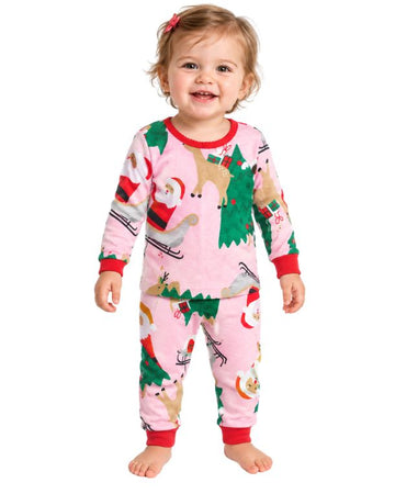 CARTER'S Baby Girls 2 Pcs Christmas Pajama Set