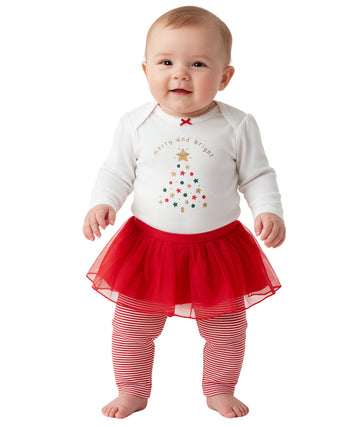 CARTER'S Baby Girls Christmas Set 2 Pcs