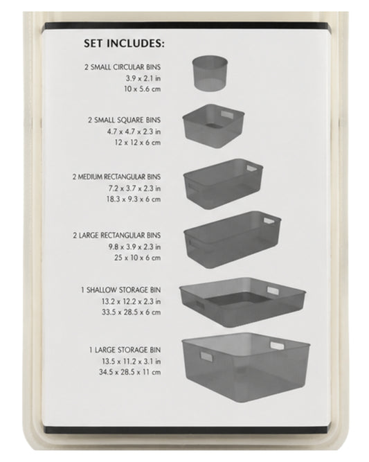 HERITAGE LIVING 10 Pc Organizing Set