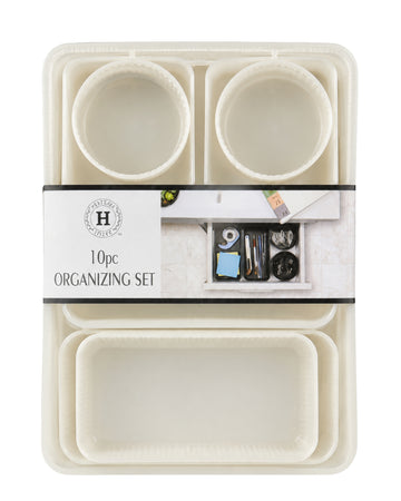 HERITAGE LIVING 10 Pc Organizing Set